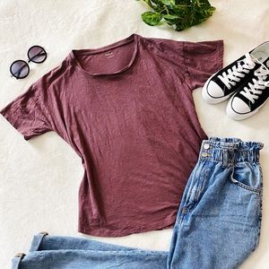 Madewell ‘Whisper’ Cotton Crewneck Tee, size L